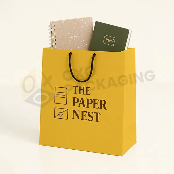 Packaging branded paper bags